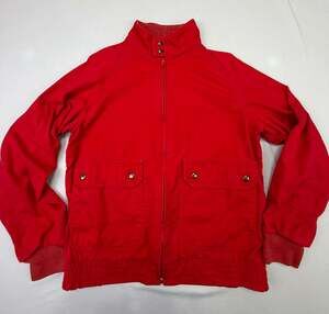 Vintage Norsport Red Harrington Bomber Jacket Size S